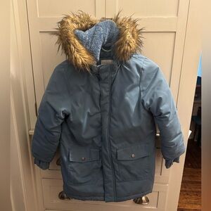 Cat & Jack Cozy Blue Puffer Jacket for Kids
